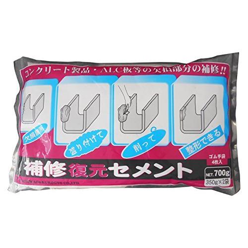 家庭化学 補修復元セメント グレー 700g