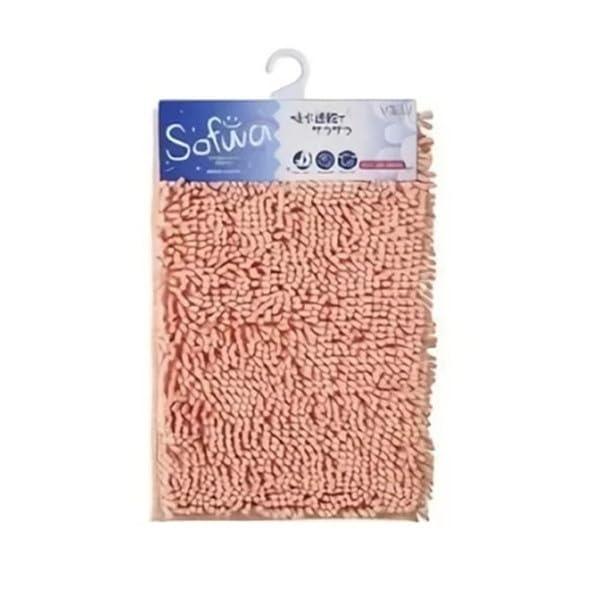 山崎産業 ソフワ バスマット L ピンク 4122-128 50×80cm