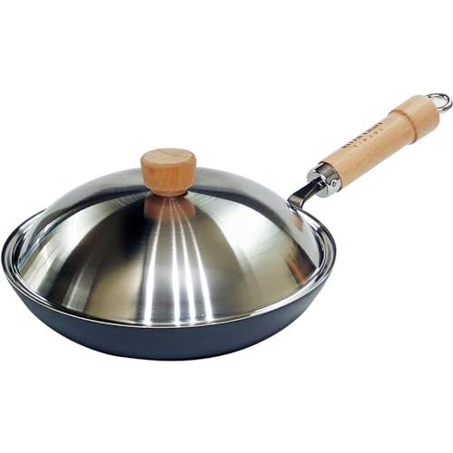 リバーライト 極JAPAN 鉄 厚板 フライパン 蓋付きセット 28cm 窒化鉄 窒化加工 IH対応...