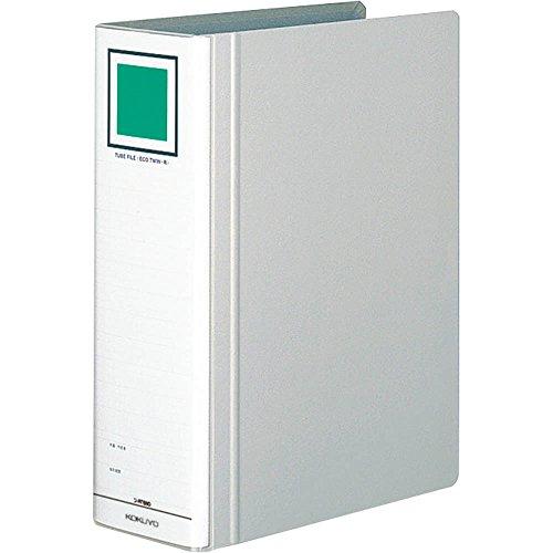 KOKUYO フ-RT680C チューブファイルエコツインR A4縦 80mmとじ 2穴シルバー