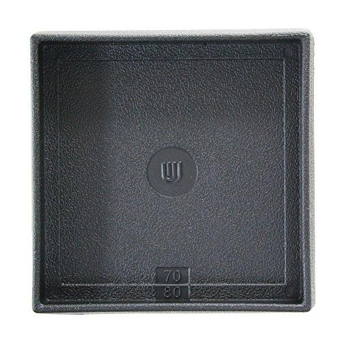 WAKI イスゴム 平置 角型 80mm 黒 GK-342