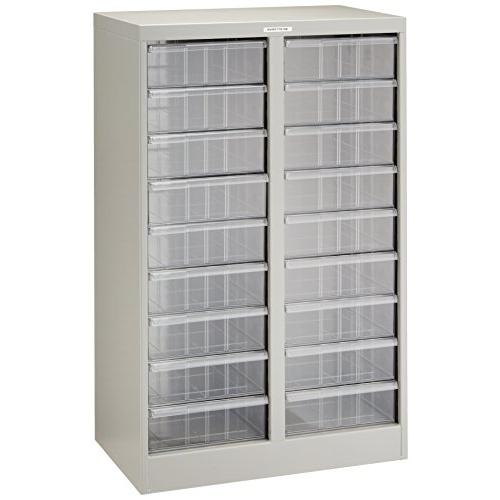 ナカバヤシ アバンテV2 フロアケース A4・18段(深9x2) ニューグレー AF-M18N