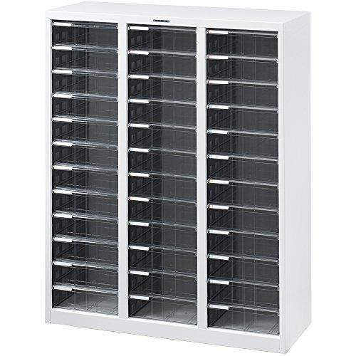 ナカバヤシ アバンテV2 フロアケース A4 タテ型 深12段×3 シロ 92654