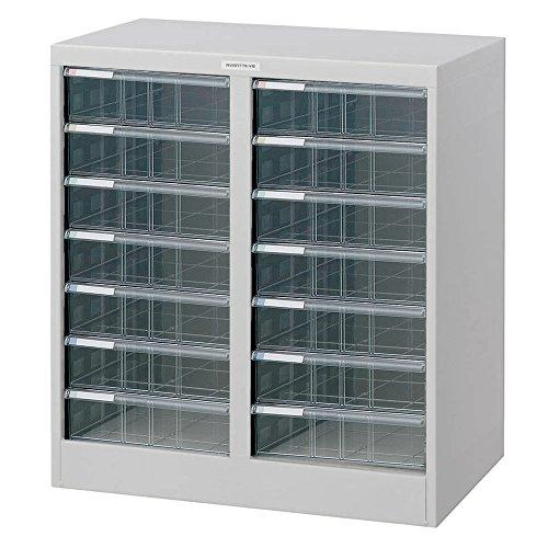 ナカバヤシ デスクサイドフロアケース A4書類収納 7段2列タテ AF-M14 グレー