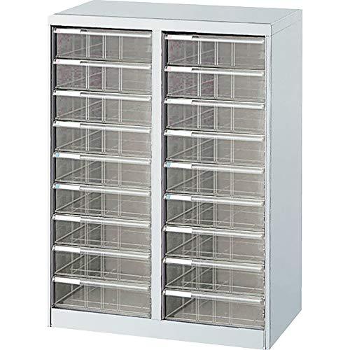 ナカバヤシ アバンテV2 フロアケース B4・18段(深9x2) ニューグレー BF-M18N