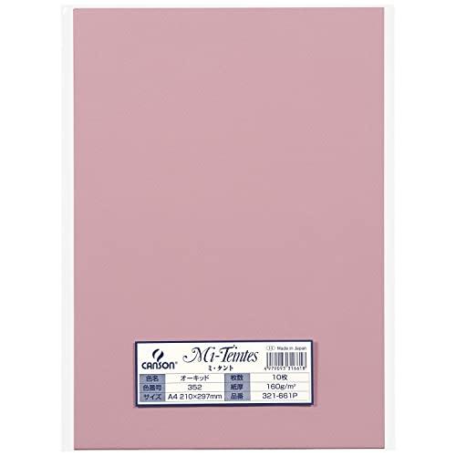 マルマン(maruman) 色画用紙 ミタント 321-661P A4 10枚 オーキッド
