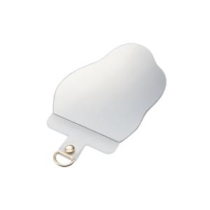 エレコム &Me ストラップホルダー ストラップシート 1枚入り 1口タイプ ミラー P-STHD1DEMR