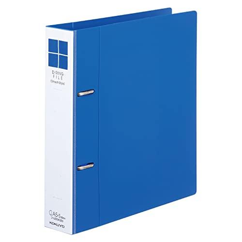 コクヨ(KOKUYO) ファイル Dリングファイル スムーススタイル A5 300枚収容 青 フ-U...