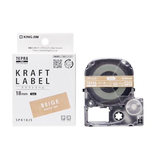 キングジム(Kingjim) 「テプラ」PRO テープカートリッジ クラフトラベル SPK18JS