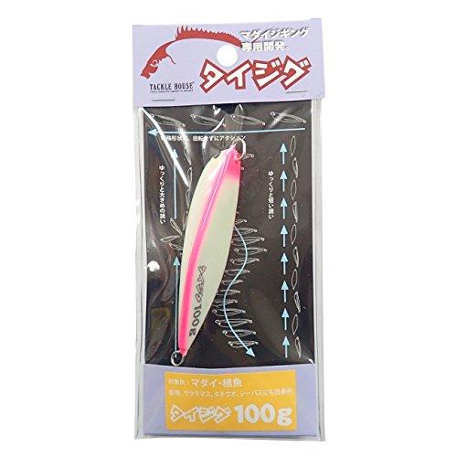 タックルハウス(Tacklehouse) メタルジグ タイジグ 80mm 100g ピンクフルグロー...
