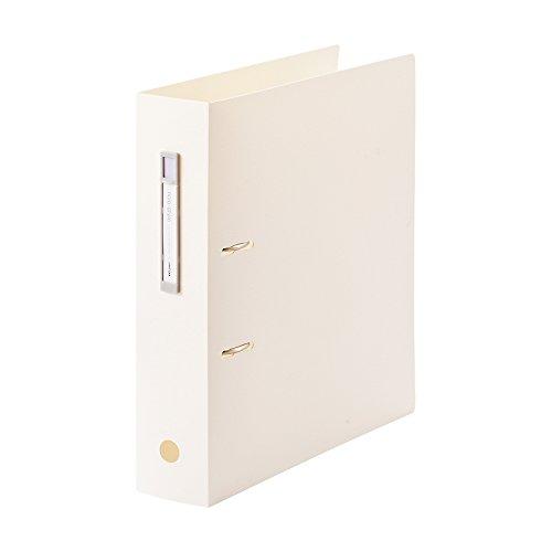 リヒトラブ リングファイル AZファイル A4S 2穴 ホワイト F7687-0