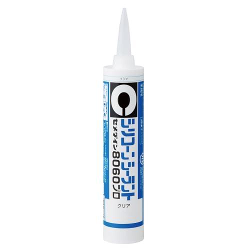 セメダイン JISシリコーンシーラント 8060 プロ 330ml クリア(半透明) 1本