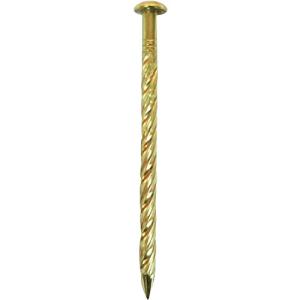 ダイドーハント (DAIDOHANT) (釘) 真鍮釘 [ 丸頭/スクリュー ] (呼び径) 2.1 x (長さ) 38mm (約380本入)