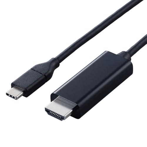 エレコム usb c 変換ケーブル 5m Type-C to HDMI 4K(3840×2160px...