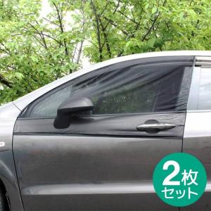 車用 網戸 クルマの網戸 フロント用 2枚セット ウインドーネット
