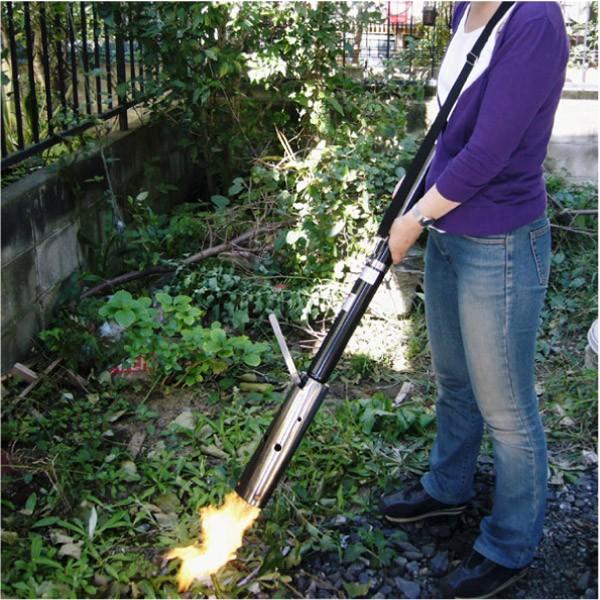 除草剤いらず！灯油ガス化草焼バーナー ニューファイヤーバーナー 雑草/害虫を焼却 草刈/焼畑/土を痛...