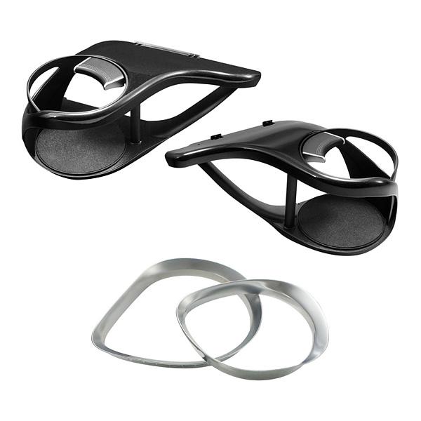 YAC(ヤック) C-HR専用 ドリンクホルダー 運転席/助手席用＆カップホルダーリング 3点セット...