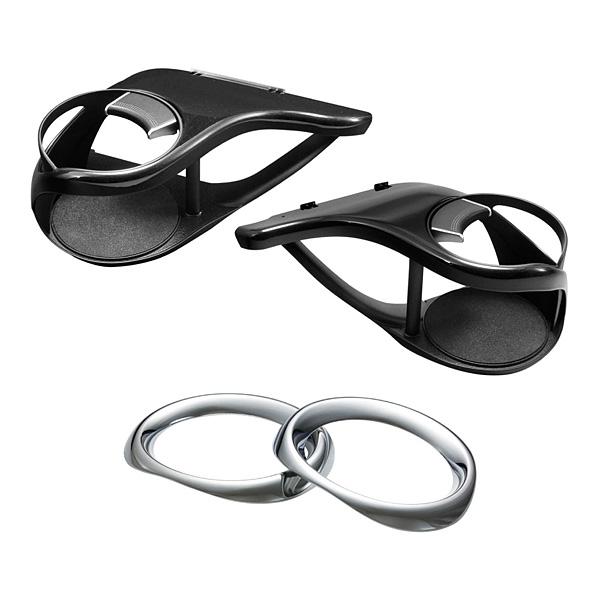 YAC(ヤック) C-HR専用 ドリンクホルダー 運転席/助手席用＆フォグリング 3点セット（SY-...