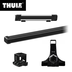 THULE（スーリー） ジムニー専用ベースキャリア（フット951+スクエアバー7124）+スキーキャリア スノーパック7324 50cm幅+アダプター889-7 H30/7〜 JB64｜stylemarket