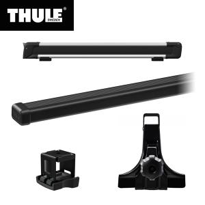 THULE（スーリー） ジムニー専用ベースキャリア（フット951+スクエアバー7124）+スキーキャリア スノーパック7326 75cm幅+アダプター889-7 H30/7〜 JB64｜stylemarket