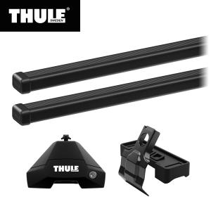 THULE（スーリー） プリウス（H27/12〜 ZVW5#）専用ベースキャリアセット フット7105+スクエアバー7123+キット5029 カーキャリア ルーフキャリア ルーフラック｜stylemarket