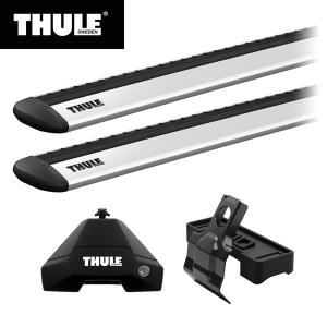 THULE（スーリー） CX-5（ルーフレールなし H29/2〜 KF#）専用ベースキャリアセット フット7105+ウイングバー EVO7114+キット5079 カーキャリア ルーフキャリア｜stylemarket