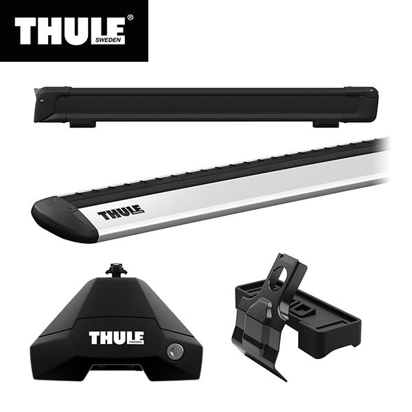 THULE（スーリー） ヴェゼル専用ベースキャリア（フット7105+ウイングバー EVO7113+キ...