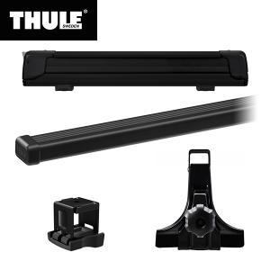 THULE ルーフキャリア セット750 スーリー Foot Pack KIT1352 スクウェアバー 761 ケプニカイザー 725 鍵付 スノーキャリア(A360nxY) THULE（スーリー） ジムニー専用ベースキャリア（フット951+スクエア