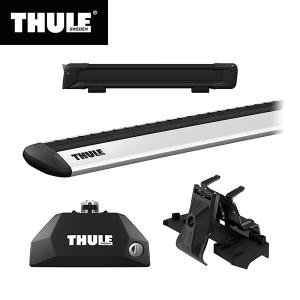 THULE（スーリー） レガシィ・アウトバック専用ベースキャリア（フット7106+ウイングバー EVO7112+キット6047）+スキーキャリア スノーパック7324B BS9｜stylemarket