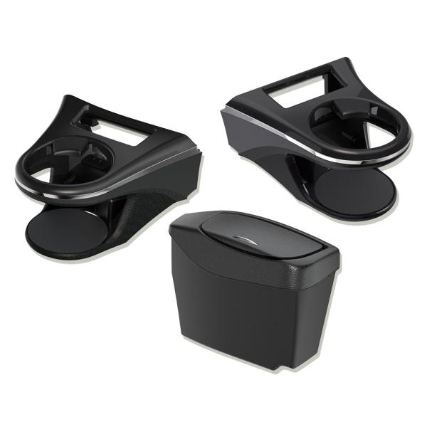 [3点セット] YAC（ヤック） 80系 ハリアー専用 ドリンクホルダー 運転席用 SY-HR11＋...