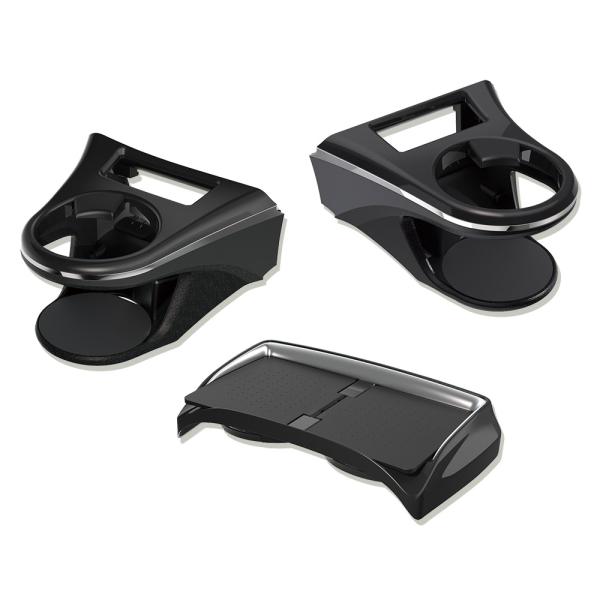 [3点セット] YAC（ヤック） 80系 ハリアー専用 ドリンクホルダー 運転席用 SY-HR11＋...