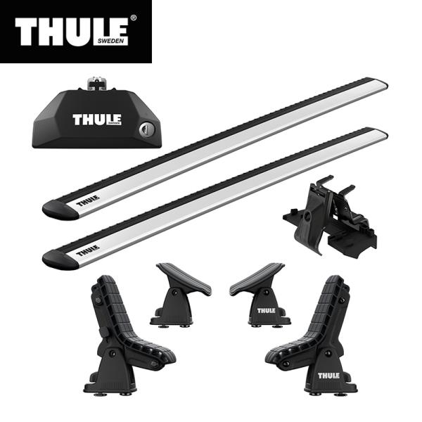 THULE スーリー BMW 3シリーズ ツーリング（F31）専用ベースキャリア（フット7106+ウ...