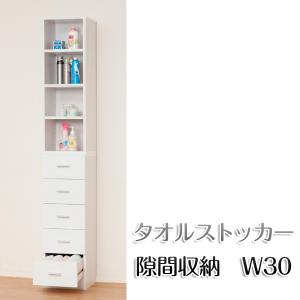 鏡面すきま収納タオルストッカー 幅25 キッチン収納 脱衣所の収納