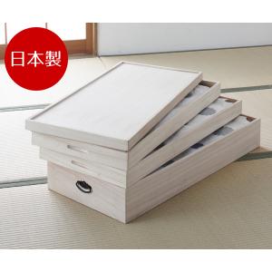 日本製 総桐衣装ケース 2段 キャスター付き 2個セット 桐箱 衣装箱