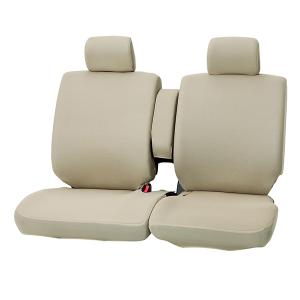 カラードシートカバー 軽自動車ベンチシート1台分 ベージュ 前席フル