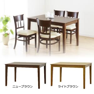 ダイニングテーブル マーチ85 ライトブラウン 天然木使用のシンプルで