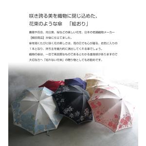 傘 レディース 織物の傘 絵おり 晴雨兼用傘 ...の詳細画像1