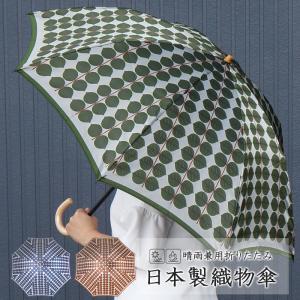 小宮商店 伊砂文様 晴雨兼用 折り畳み傘 日本製 和柄 傘 女性用 伝統