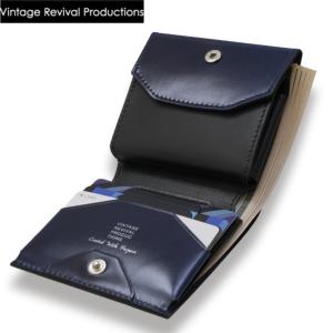 美品 ROBUSTA leather ロブスタレザー 二つ折り財布 フル