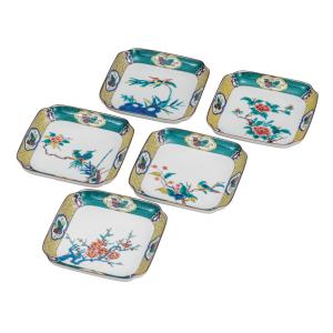 琥山窯 ぐい呑み 小野珀子作 釉裏金彩緑ぐい呑 item no.2f471