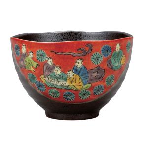 九谷焼 1482/中古・骨董/九谷焼 九谷木米 湯呑茶碗 2点 ※色絵 金彩