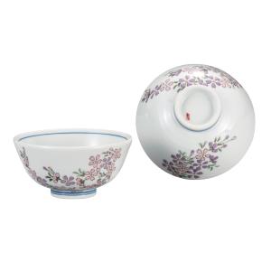 日本の伝統工芸品【九谷焼】 組飯碗 桜花文  新田智子 (K8-503)｜stylence