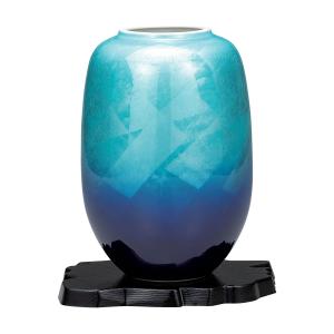 九谷焼 浅蔵五十吉 7.5号花入 色絵葉韻 : 九谷焼 STYLeNCE