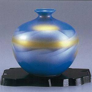 駿河竹千筋細工 花器 登龍 静岡伝統工芸品 竹 花瓶 台付き 日本製 : 和