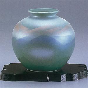 花瓶(九谷焼) 日本の伝統工芸品【九谷焼】 6号花瓶 【限定品】月友禅 ys631-09