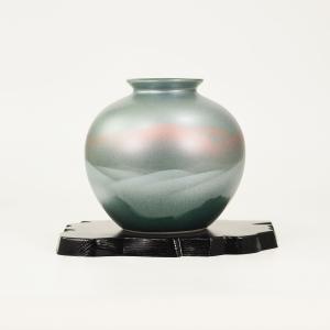 九谷焼 九谷勇峰作 花器九谷焼/九谷勇峰作 花鳥 花瓶 ギフト