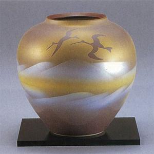 日本の伝統工芸品【九谷焼】 8号花瓶 鉄仙 ys637-06 : 九谷焼 STYLeNCE