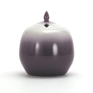 九谷焼 中田一於 香炉 紫苑釉裏銀彩花文 : 九谷焼 STYLeNCE