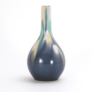 四代徳田八十吉　『龍王』　飾り瓶　花入 四代徳田八十吉 『龍王』 飾り瓶 花入 四代徳田八十