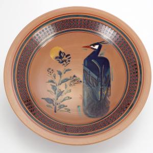 九谷焼 山岸大成作 陶額 色絵二輪牡丹 : 九谷焼 STYLeNCE スタイレンス